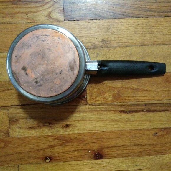 VTG EKCO 1 Qt Sauce Pan Steel w/Copper bottom - Picture 4 of 9